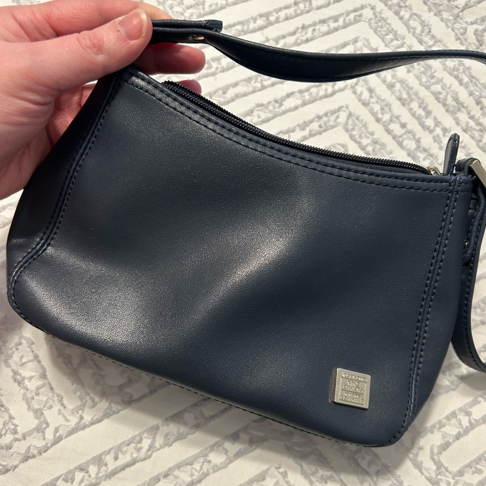 Liz Claiborne Navy Shoulder Bag
